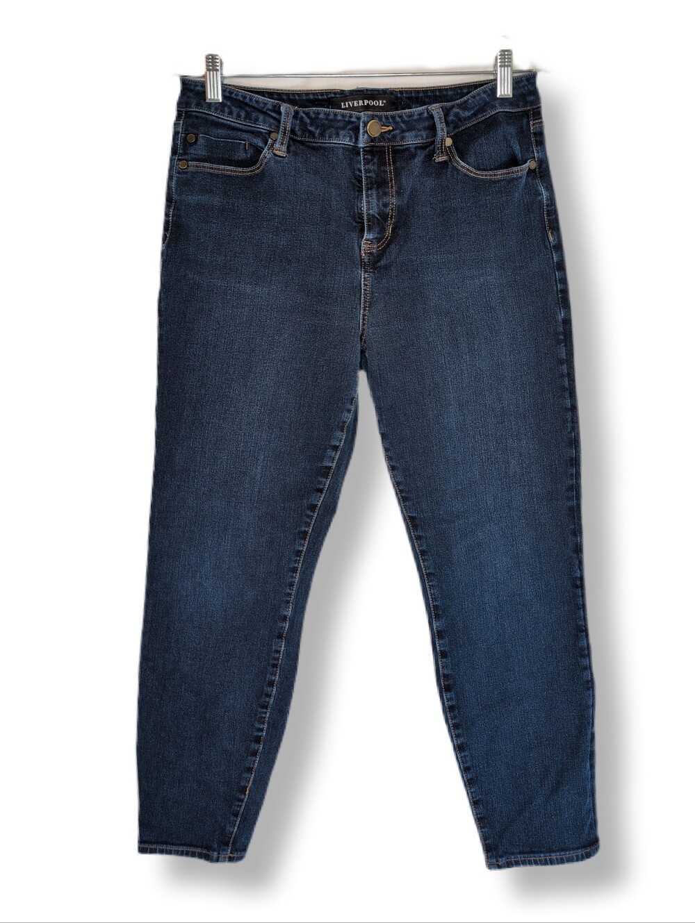 Liverpool Jeans Women's Size 16P Dark Wash Skinny Jeans